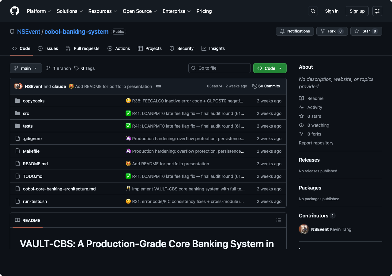 VAULT-CBS repository